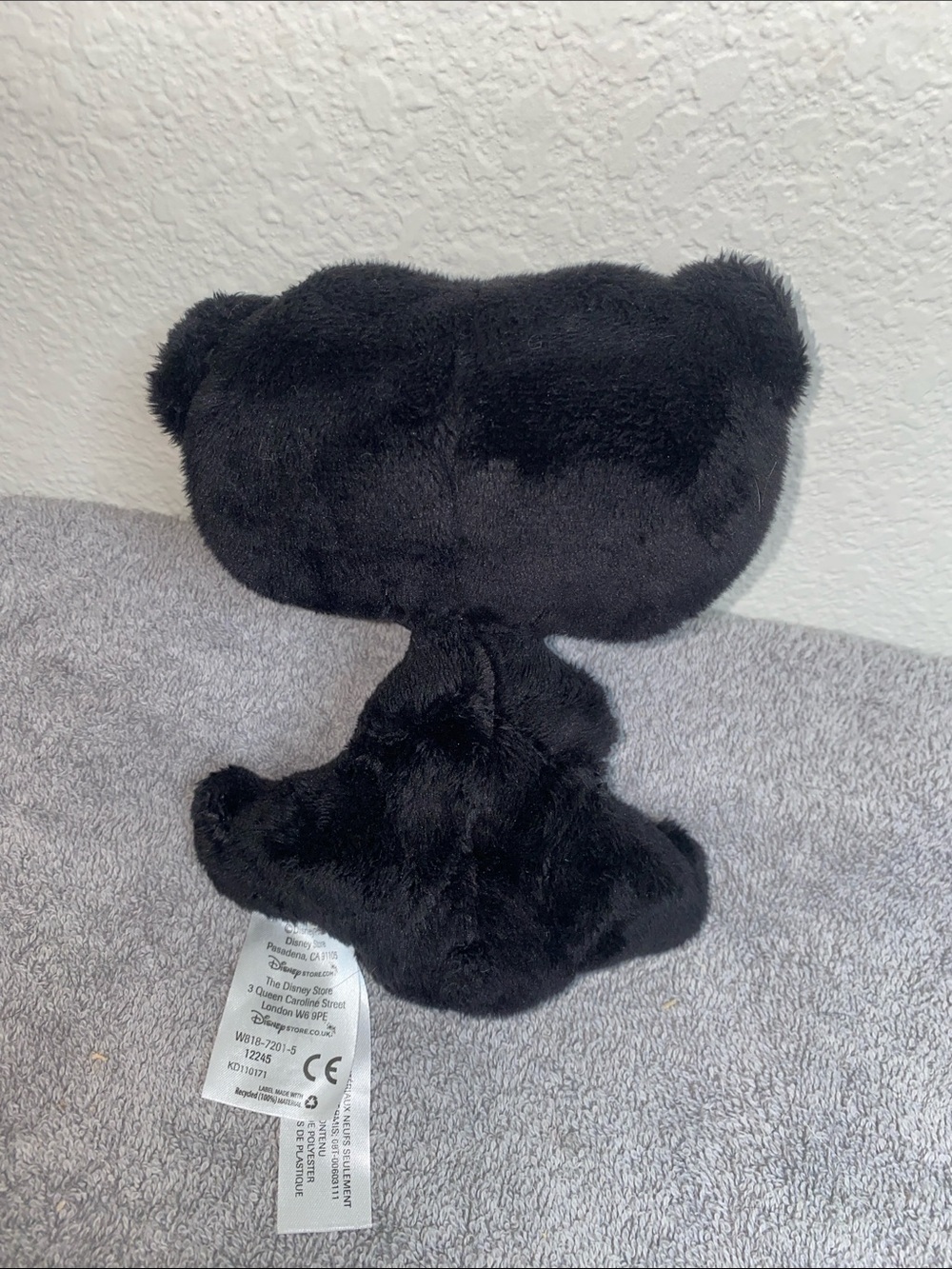 💋Brave Black Bear Cub 7” Blue Eyes Plush Stuffed Animal Collectible! - Picture 4 of 7